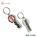 Commerce de gros Custom Made UK Flag Factor PVC Keychain